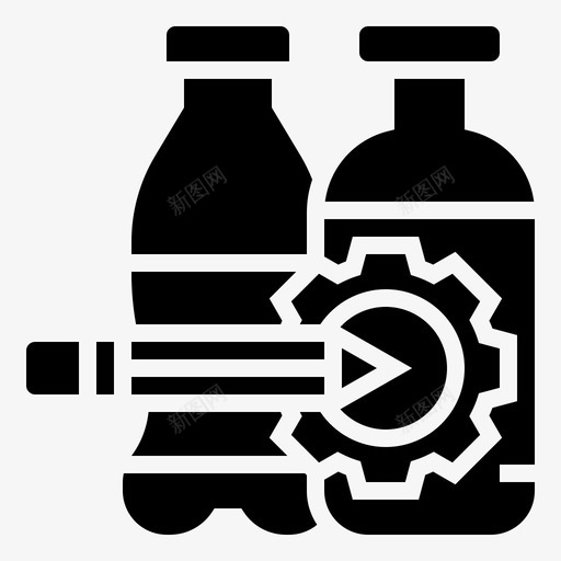 包装容器图标svg_新图网 https://ixintu.com 产品 包装 图形设计glyph 容器 标签 设计