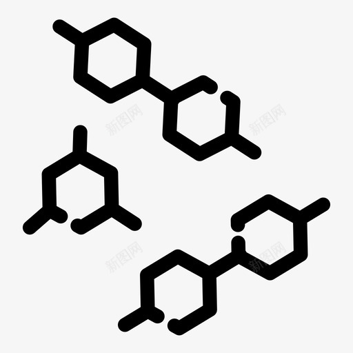 化学化合物实验图标svg_新图网 https://ixintu.com 化合物 化学 实验 研究 科学 配方