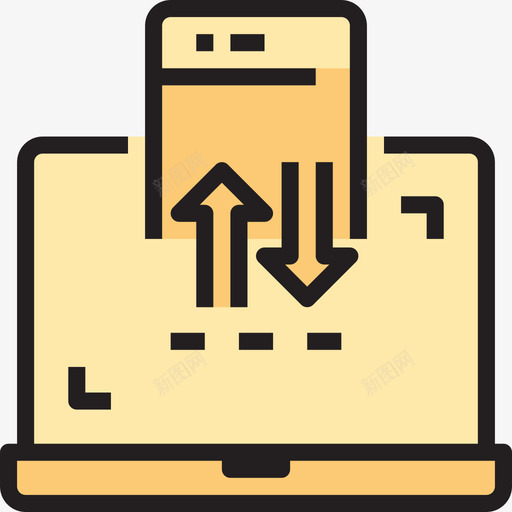 传输网络和数据库线颜色图标svg_新图网 https://ixintu.com 传输 线颜色 网络和数据库