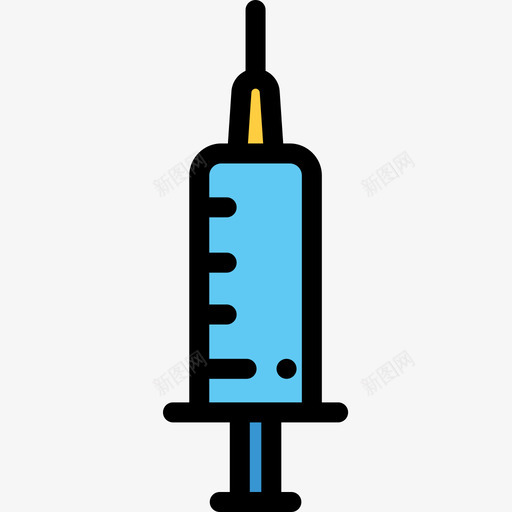 注射器牙医19线性颜色图标svg_新图网 https://ixintu.com 注射器 牙医19 线性颜色