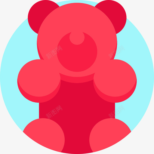 甜甜的小熊甜的糖果扁的图标svg_新图网 https://ixintu.com 扁的 甜甜的小熊 甜的糖果