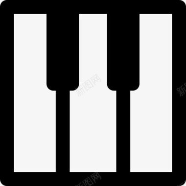 钢琴乐器交通工具图标图标