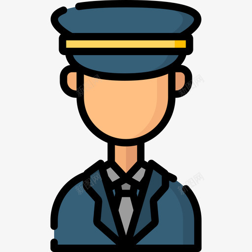 收票员铁路9号线颜色图标svg_新图网 https://ixintu.com 收票员 铁路9号线颜色