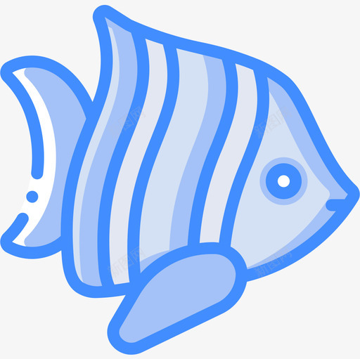 鱼热带27蓝色图标svg_新图网 https://ixintu.com 热带27 蓝色 鱼
