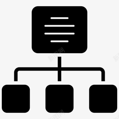 文件夹网络分布式数据库文件网络图标图标