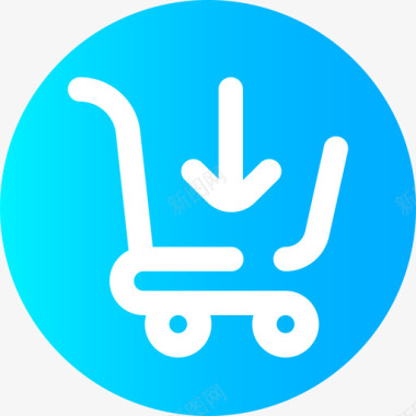 购物车电子商务87循环图标图标