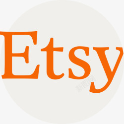 EtsyEtsy电子商务和支付方式徽标扁平图标高清图片