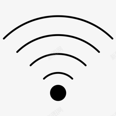 wifi互联网技术图标图标