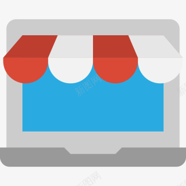 网上购物电子商务52持平图标图标