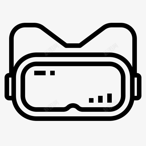 vrar增强型图标svg_新图网 https://ixintu.com ar vr 增强型 多媒体概述 现实 眼镜