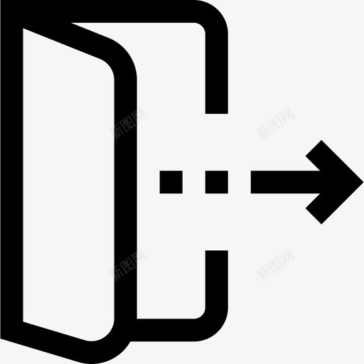 注销网络和安全线性图标svg_新图网 https://ixintu.com 注销 线性 网络和安全
