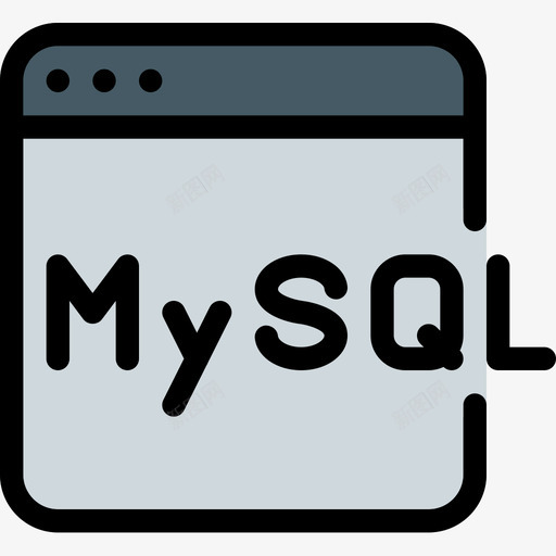 Mysql编程32线性彩色图标svg_新图网 https://ixintu.com Mysql 线性彩色 编程32