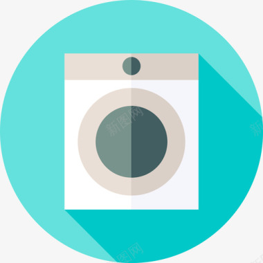 洗衣机家用10平房图标图标