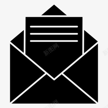 信件电子邮件留言图标图标