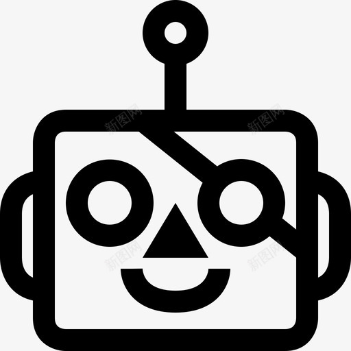 可爱的机器人海盗化身表情符号图标svg_新图网 https://ixintu.com 化身 可爱的机器人海盗 海盗 表情符号