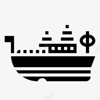 密苏里号船运输图标图标