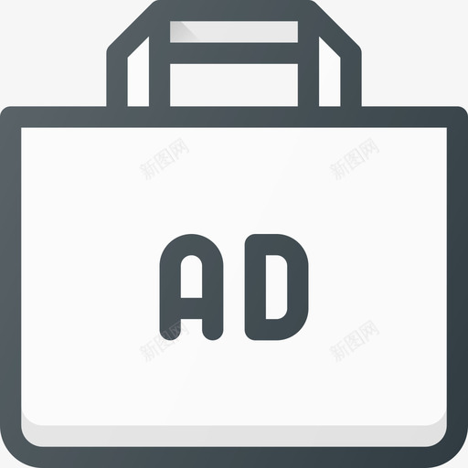 购物袋营销和广告7线性颜色图标svg_新图网 https://ixintu.com 线性颜色 营销和广告7 购物袋