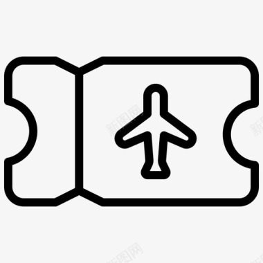 机票机场航班图标图标