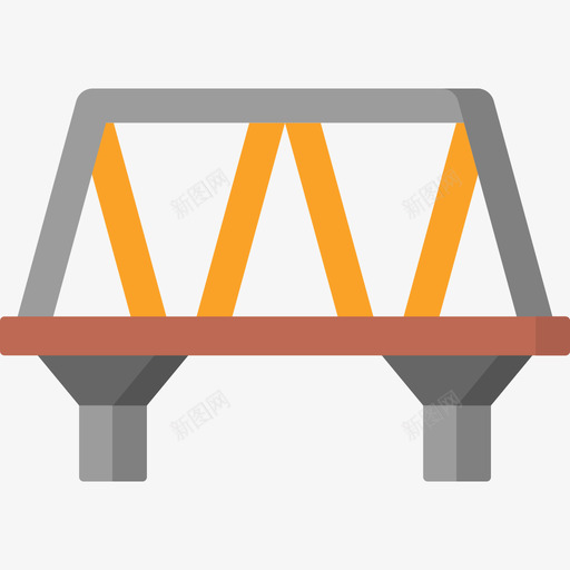 桥铁路11平坦图标svg_新图网 https://ixintu.com 平坦 桥 铁路11