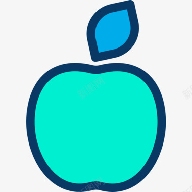 苹果医用131线性颜色图标图标