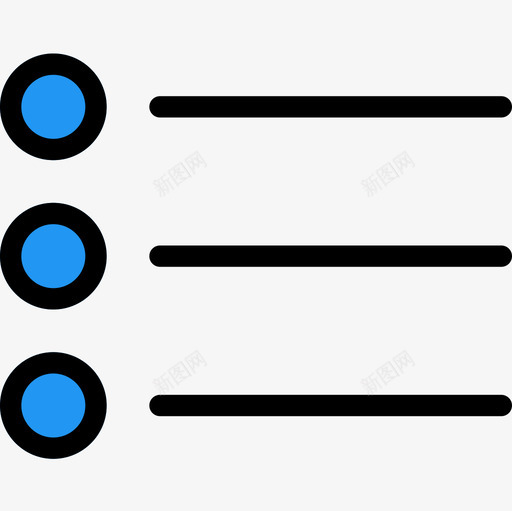 列表基本图标5线颜色svg_新图网 https://ixintu.com 列表 基本图标5 线颜色