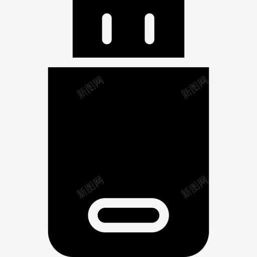 Pendrive多媒体33实心图标svg_新图网 https://ixintu.com Pendrive 多媒体33 实心