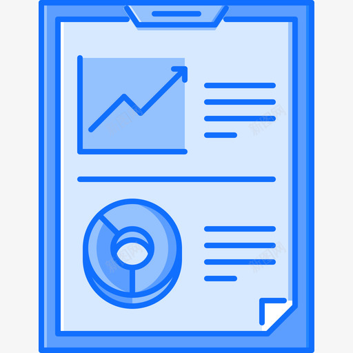 报告钱33蓝色图标svg_新图网 https://ixintu.com 报告 蓝色 钱33