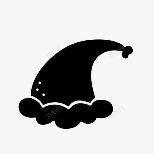 圣诞帽庆祝圣诞节图标svg_新图网 https://ixintu.com 圣诞帽 圣诞节 庆祝 新年 派对 食品和饮料铭文