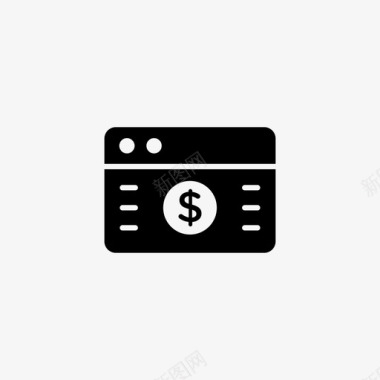网络银行美元图标图标