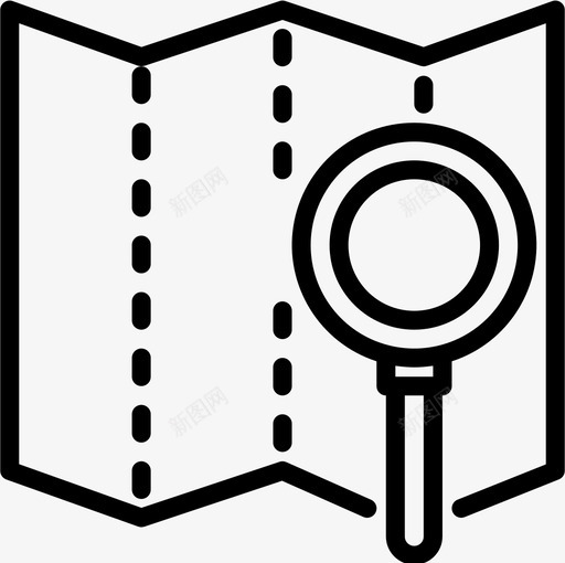 查找导航14线性图标svg_新图网 https://ixintu.com 导航14 查找 线性