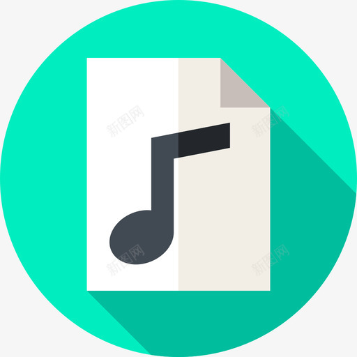 音乐文件音频和视频版本平面图标svg_新图网 https://ixintu.com 平面 音乐文件 音频和视频版本