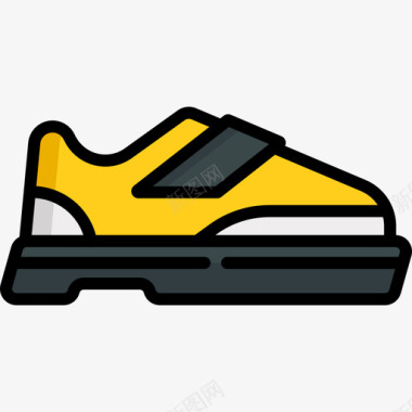 跑鞋活力生活10线性颜色图标图标