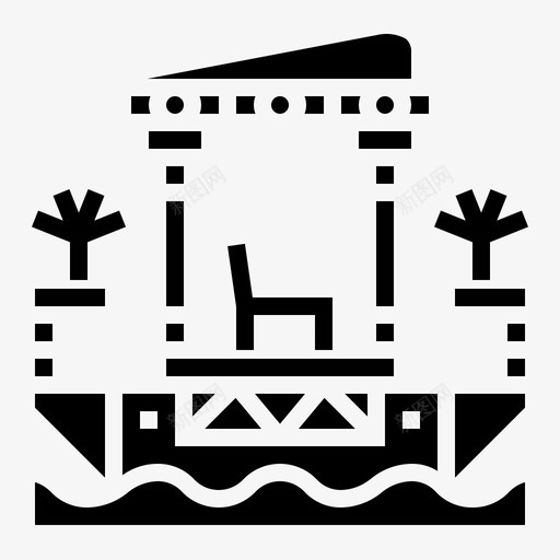 船古代埃及图标svg_新图网 https://ixintu.com 古代 埃及 埃及固体 船 运输