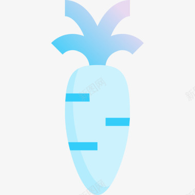 胡萝卜怀孕3蓝色图标图标