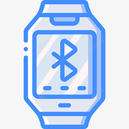 智能手表智能手表3蓝色图标svg_新图网 https://ixintu.com 智能手表 智能手表3 蓝色