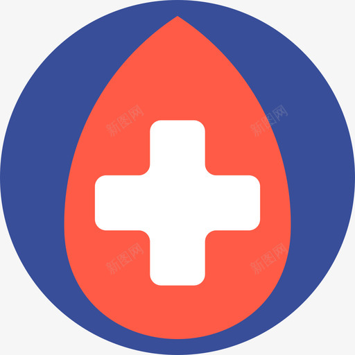 血滴献血平坦图标svg_新图网 https://ixintu.com 平坦 献血 血滴
