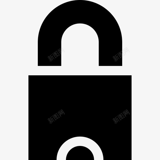 挂锁安全85已填充图标svg_新图网 https://ixintu.com 安全85 已填充 挂锁