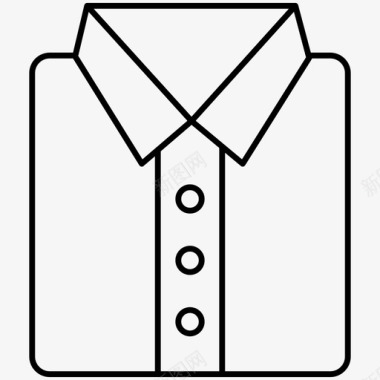 衬衫布料衣服图标图标
