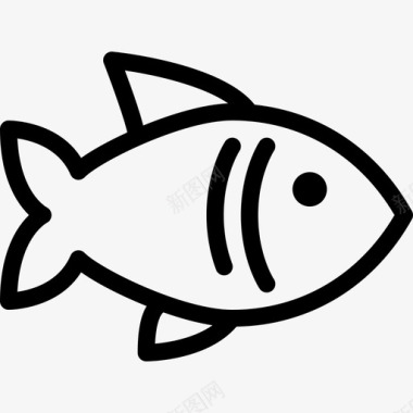 鱼有机食品4直系图标图标