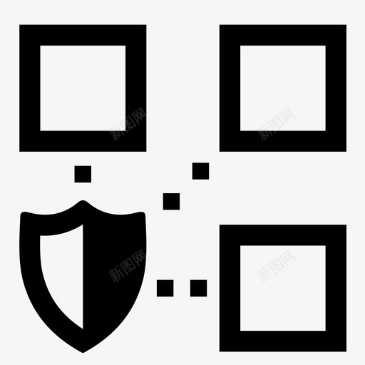 安全防御守卫图标svg_新图网 https://ixintu.com 保护 守卫 安全 安全系统 防御