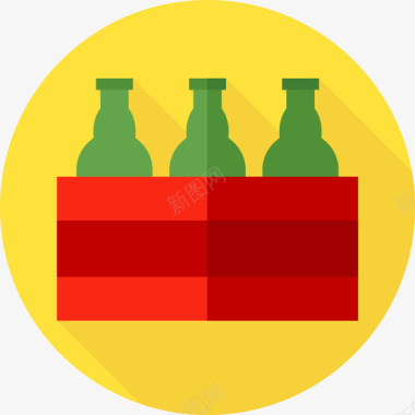 啤酒派对庆祝7平淡图标图标