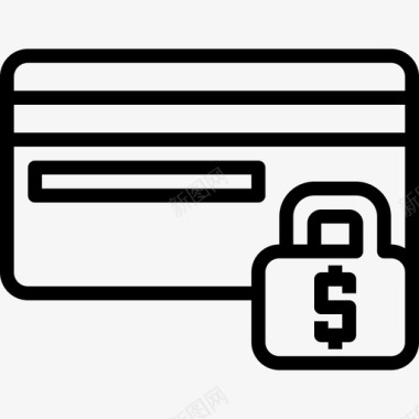 信用卡网络安全直拨图标图标