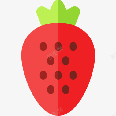 草莓甜糖果2扁平图标图标