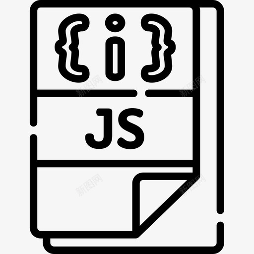 Javascript网页68线性图标svg_新图网 https://ixintu.com Javascript 线性 网页设计68