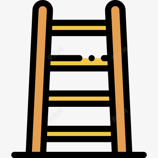 梯子紧急服务20线性颜色图标svg_新图网 https://ixintu.com 梯子 紧急服务20 线性颜色