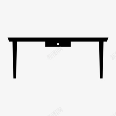 桌子约会家具图标图标