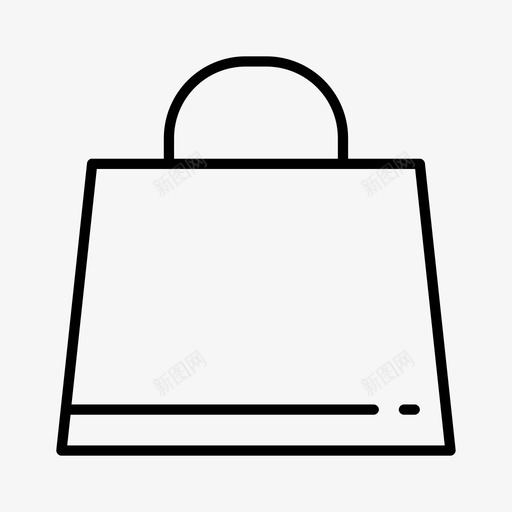 购物袋购物者超市图标svg_新图网 https://ixintu.com 购物者 购物袋 超市 银行薄
