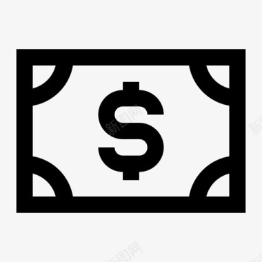 货币美元财务图标图标