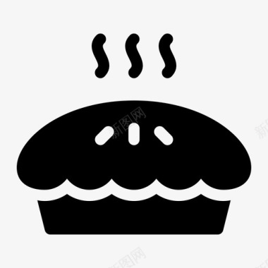 派面包店蛋糕图标图标