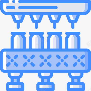 输送机工业39蓝色图标图标